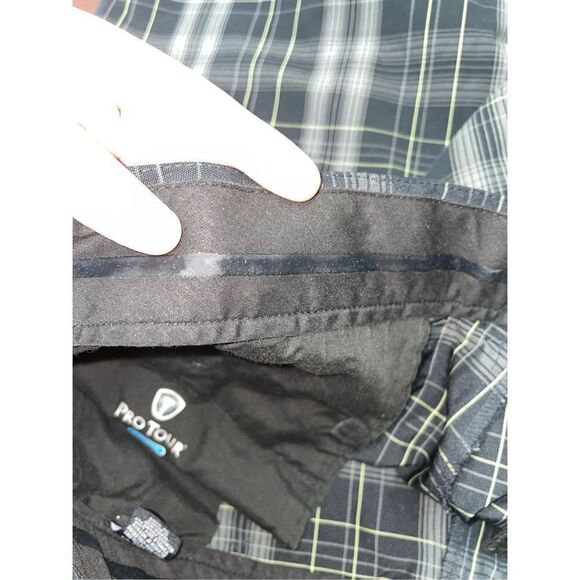 Pro Tour Plaid Cool Play Men’s Shorts Size 38 - Picture 5 of 8